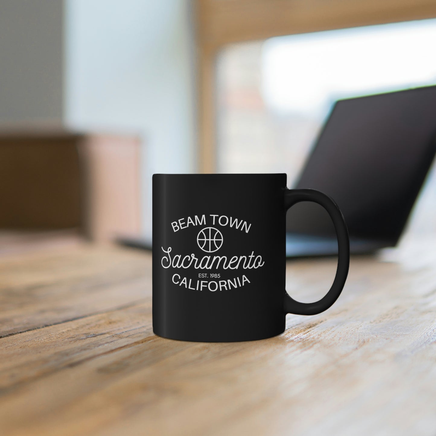 Retro Beam Town 11 oz mug, Sacramento Basketball Fan Gift, Sac Basketball Team, Gift for Kings Fans, Sac Town Beam Team, Light the Beam, Beam Town, BeamTown