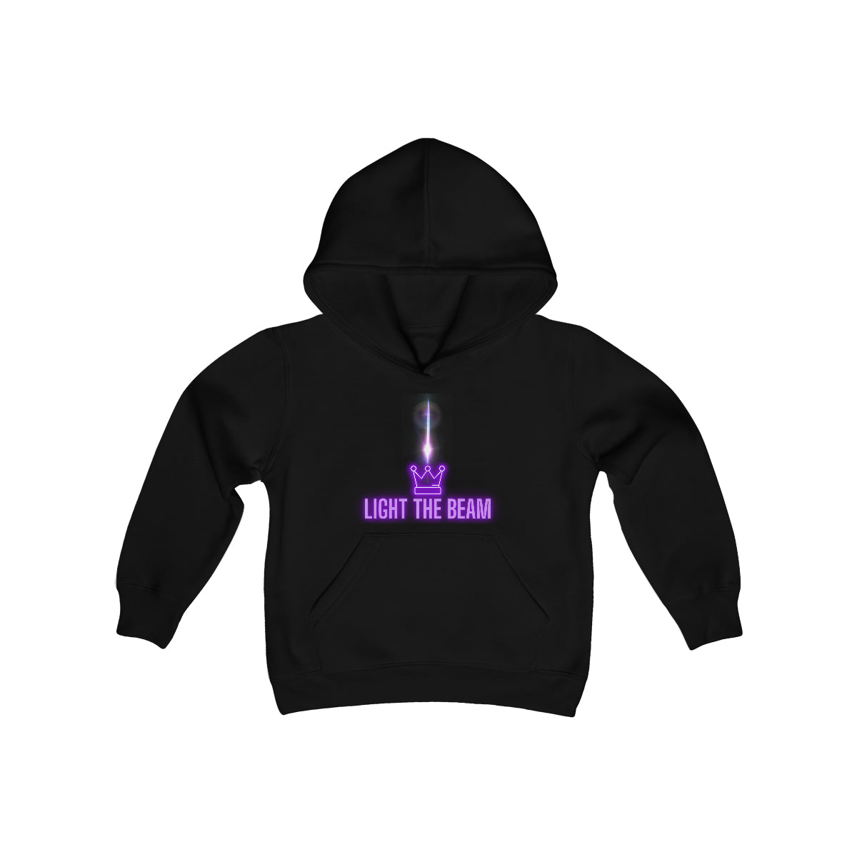 Light the Beam Youth Hoodie Sweatshirt, Sac BeamTown Basketball Gift, Sacramento Basketball Fan Gift for Kids