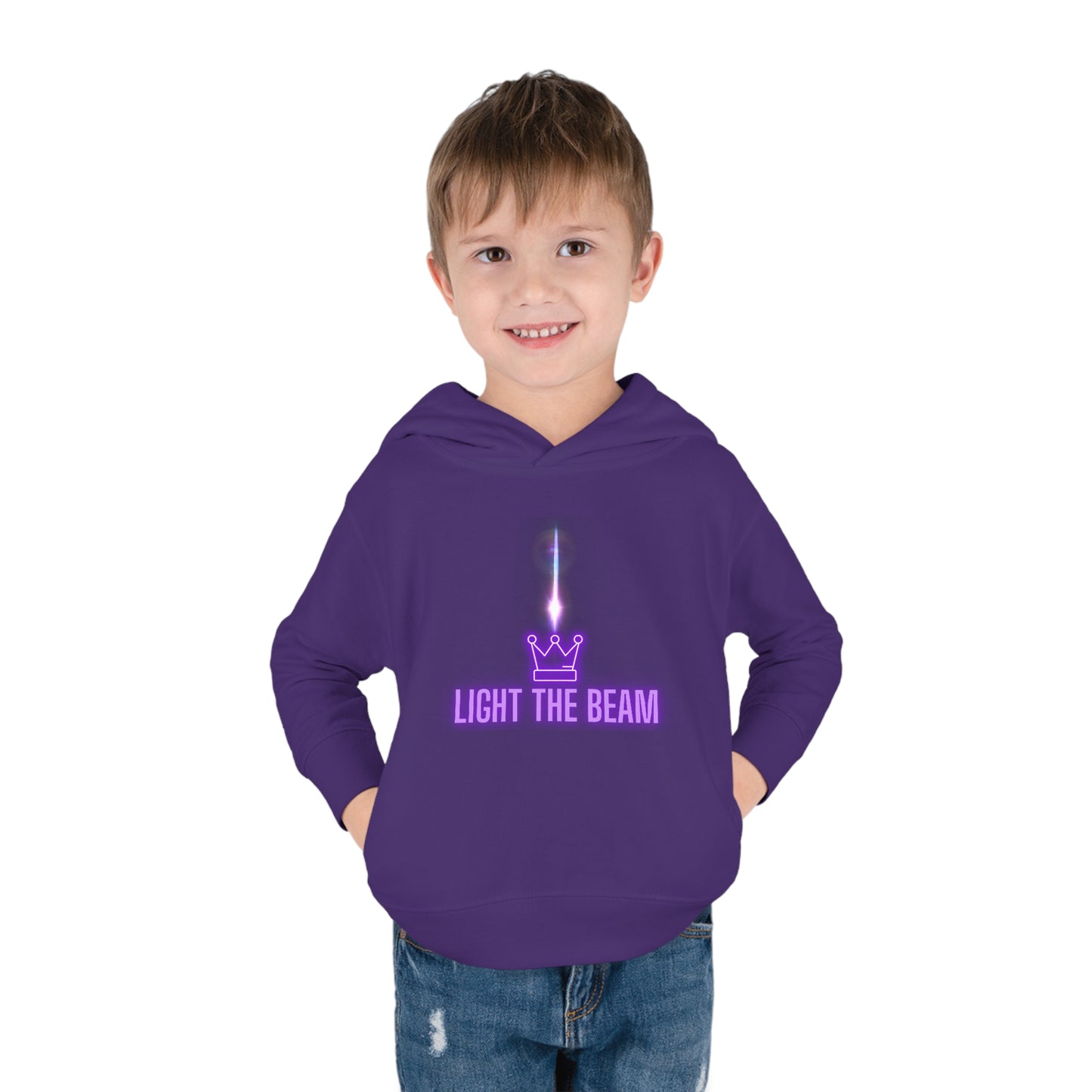 Light the Beam, Toddler Hoodie, Kings Basketball, Sacramento Basketball, Gift for Kids, Kings Fan Gift Kids, Sacramento Basketball Kids Gift