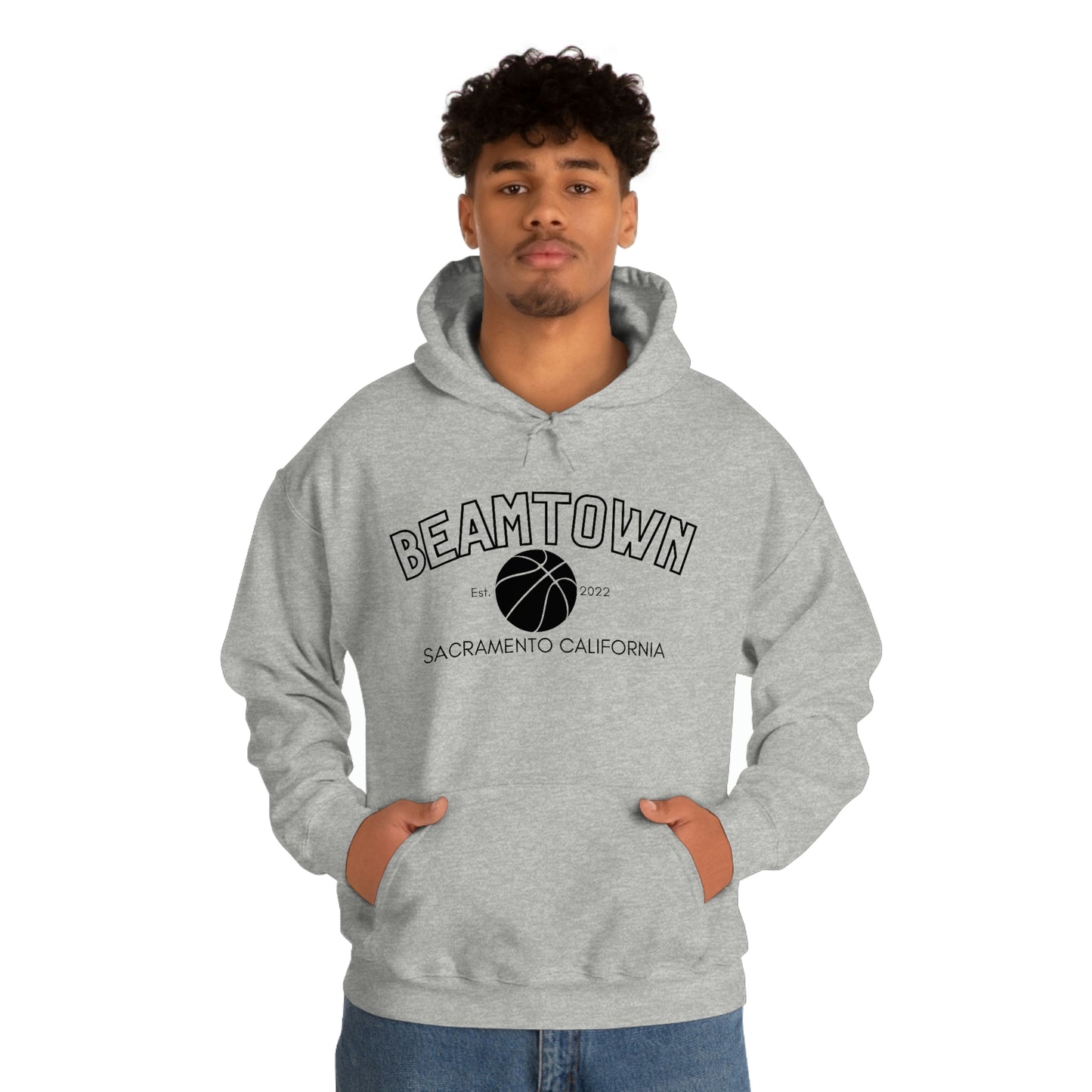 BeamTown Hoodie, Sacramento Basketball Sweatshirt, Unisex Sac Beam Town Sweater Basketball Fan Gift, Light the Beam, Sacramento California