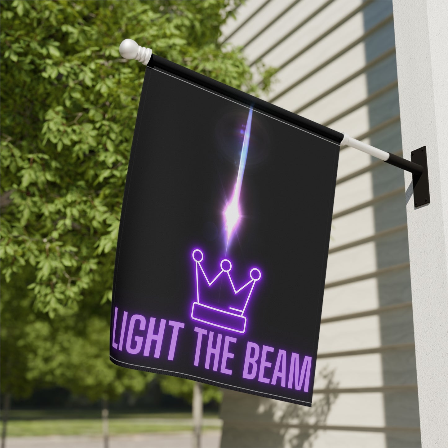 Kings Basketball Light the Beam Banner Yard Flag, Sacramento Basketball Fan House Flag, Kings Fan Gift, Sac Town Beam Team.Light the Beam! Celebrate another W - win - for your Kings Basketball team with a Light the Beam banner yard flag. Perfect to fly on game and the day after another W. Listing is for flag only, pole not included. It's going to be an epic season for our Sacramento Basketball team - show off your Sac-Town pride.