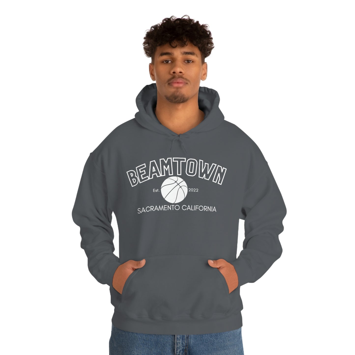 BeamTown Hoodie, Sacramento Basketball Sweatshirt, Unisex Sac Beam Town Sweater Basketball Fan Gift, Light the Beam, Sacramento California