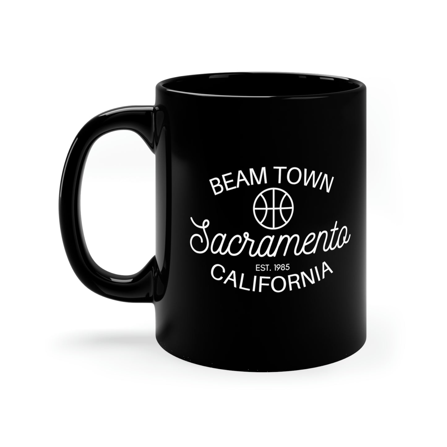 Retro Beam Town 11 oz mug, Sacramento Basketball Fan Gift, Sac Basketball Team, Gift for Kings Fans, Sac Town Beam Team, Light the Beam, Beam Town, BeamTown