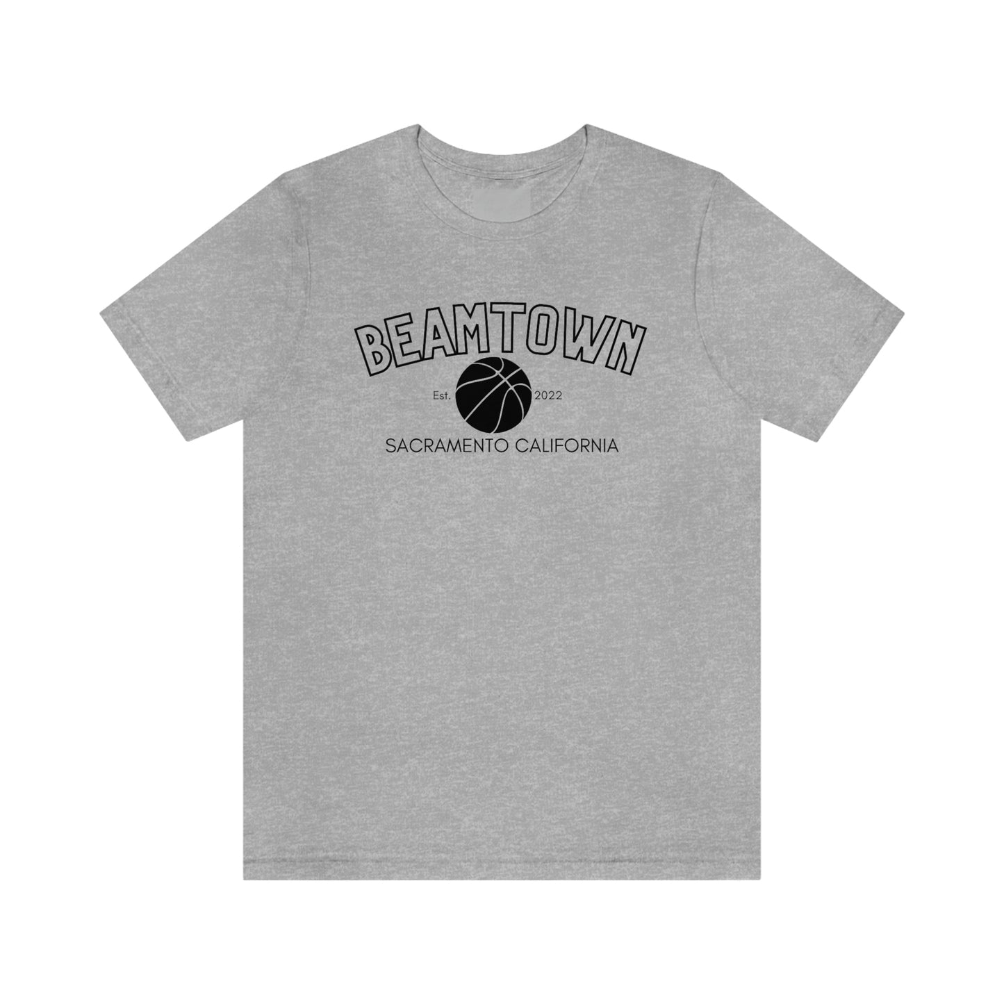 BeamTown Original T-Shirt, Sacramento Basketball Shirt, Unisex Jersey Short Sleeve Tee, Sac Basketball Fan Gift, Sacramento California