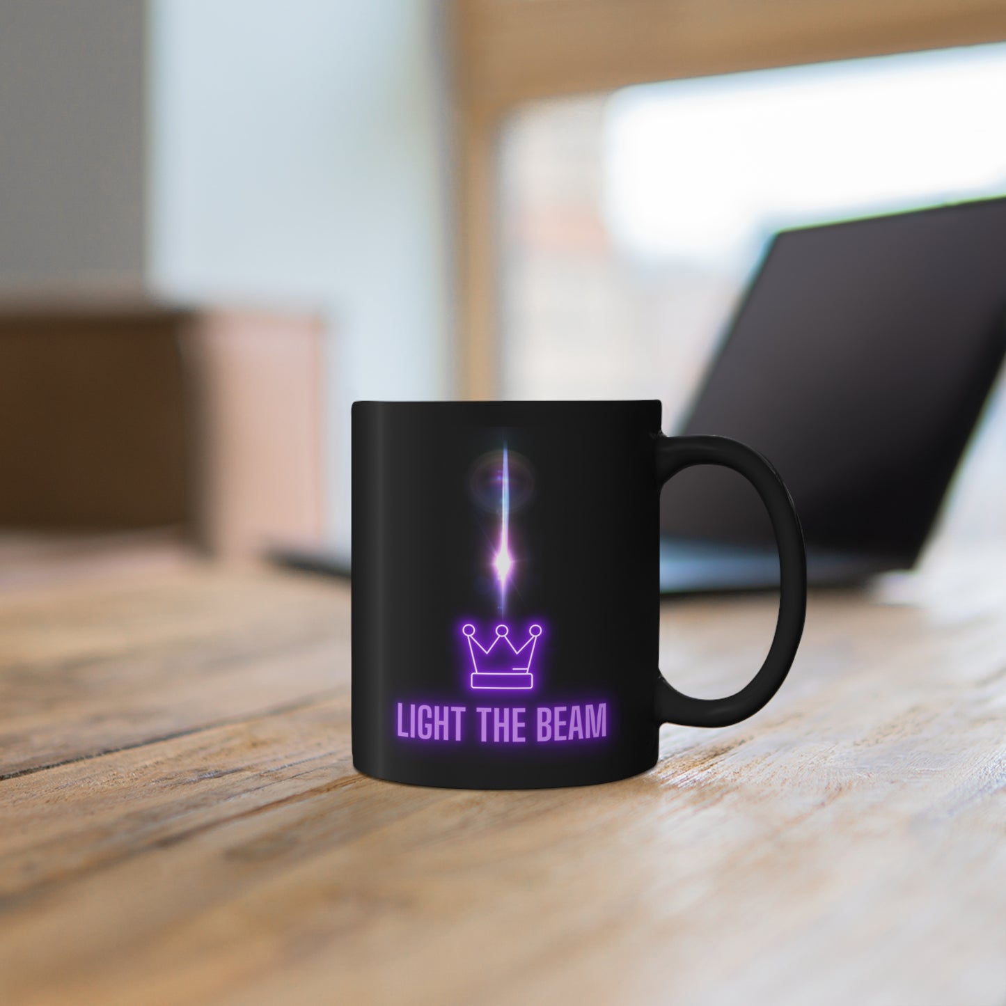 Light the Beam 11 oz mug, Sacramento Basketball Fan Gift, Kings Basketball Team, Gift for Kings Fans, Sac Town Beam Team