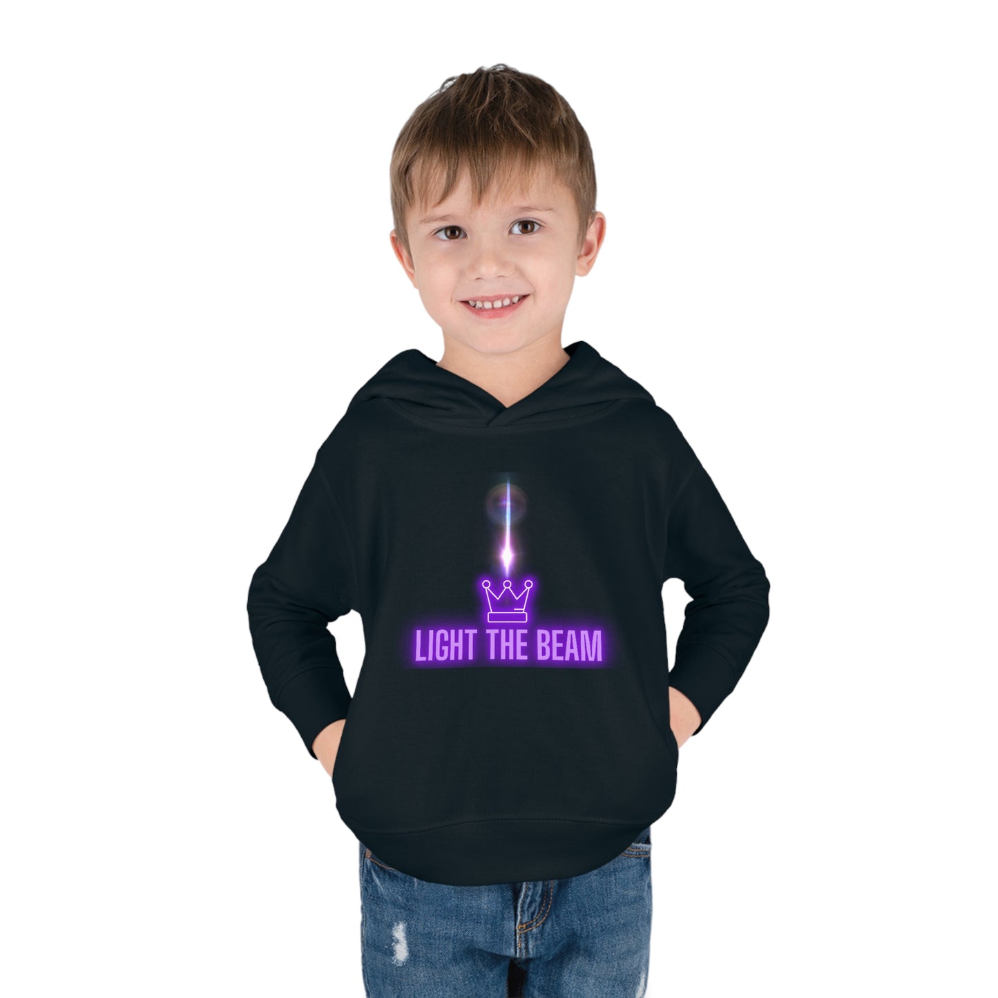 Light the Beam, Toddler Hoodie, Kings Basketball, Sacramento Basketball, Gift for Kids, Kings Fan Gift Kids, Sacramento Basketball Kids Gift