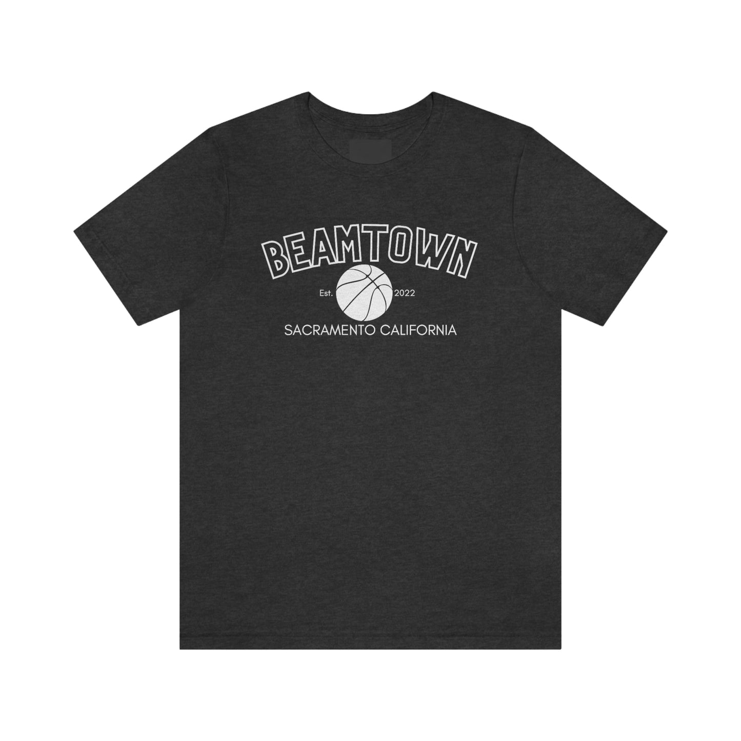 BeamTown Original T-Shirt, Sacramento Basketball Shirt, Unisex Jersey Short Sleeve Tee, Sac Basketball Fan Gift, Sacramento California