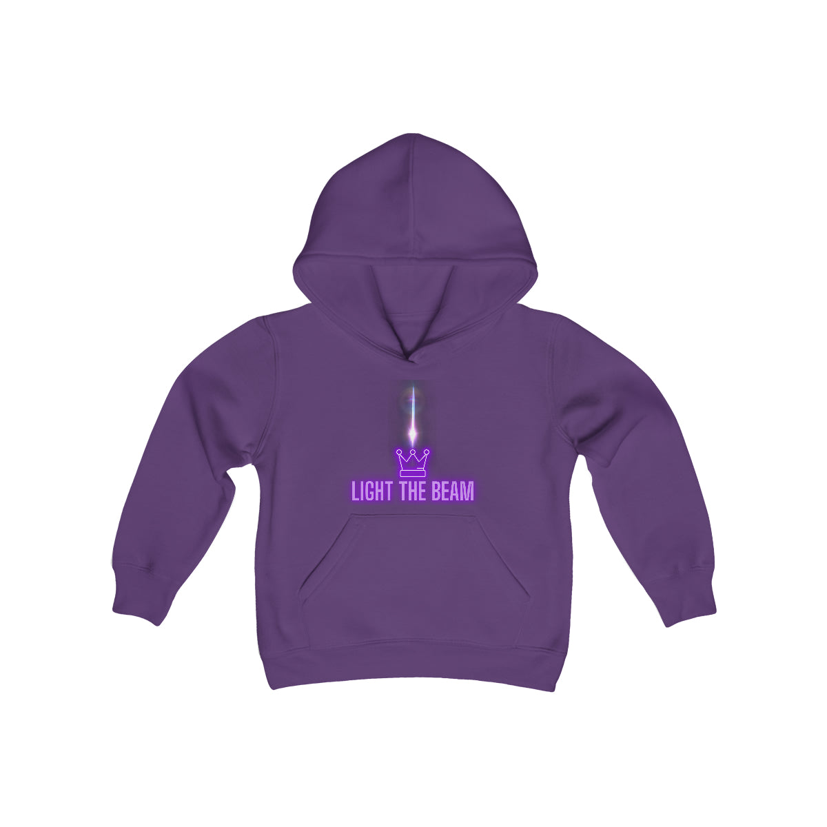 Light the Beam Youth Hoodie Sweatshirt, Sac BeamTown Basketball Gift, Sacramento Basketball Fan Gift for Kids