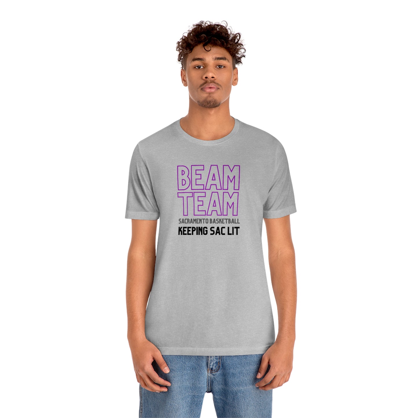 Beam Team, Light the Beam, Unisex T-Shirt, Sacramento Basketball, Kings Basketball Gift, Kings Fan Gift, Sacramento Basketball,Beam Team, Light the Beam! Celebrate another W - WIN - for your Kings Basketball team in this comfortable, cool t-shirt. Perfect to sport at the game or show off the day after another W. It's going to be an epic season for our Sacramento Basketball team - show off your Sac Beam Team pride.