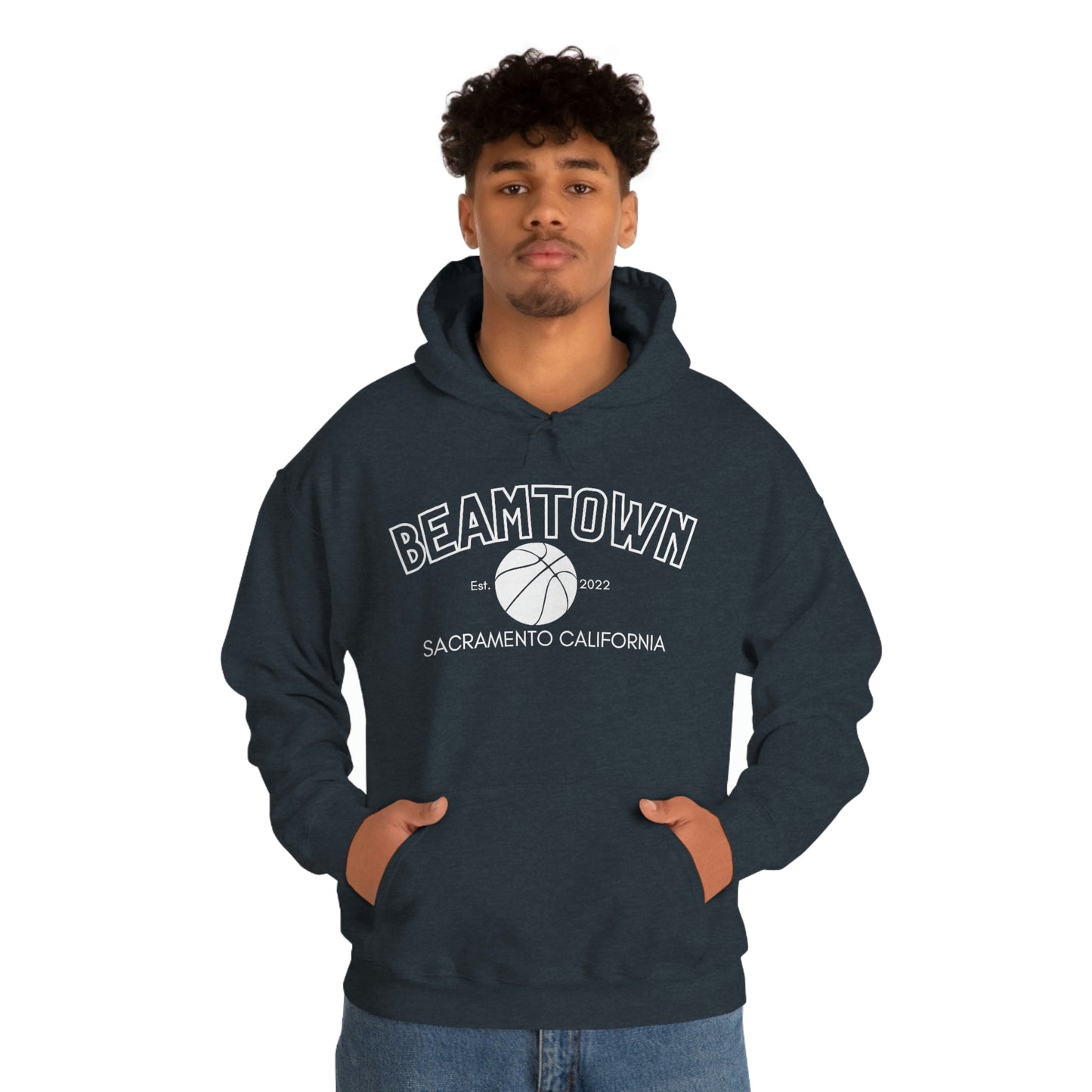 BeamTown Hoodie, Sacramento Basketball Sweatshirt, Unisex Sac Beam Town Sweater Basketball Fan Gift, Light the Beam, Sacramento California