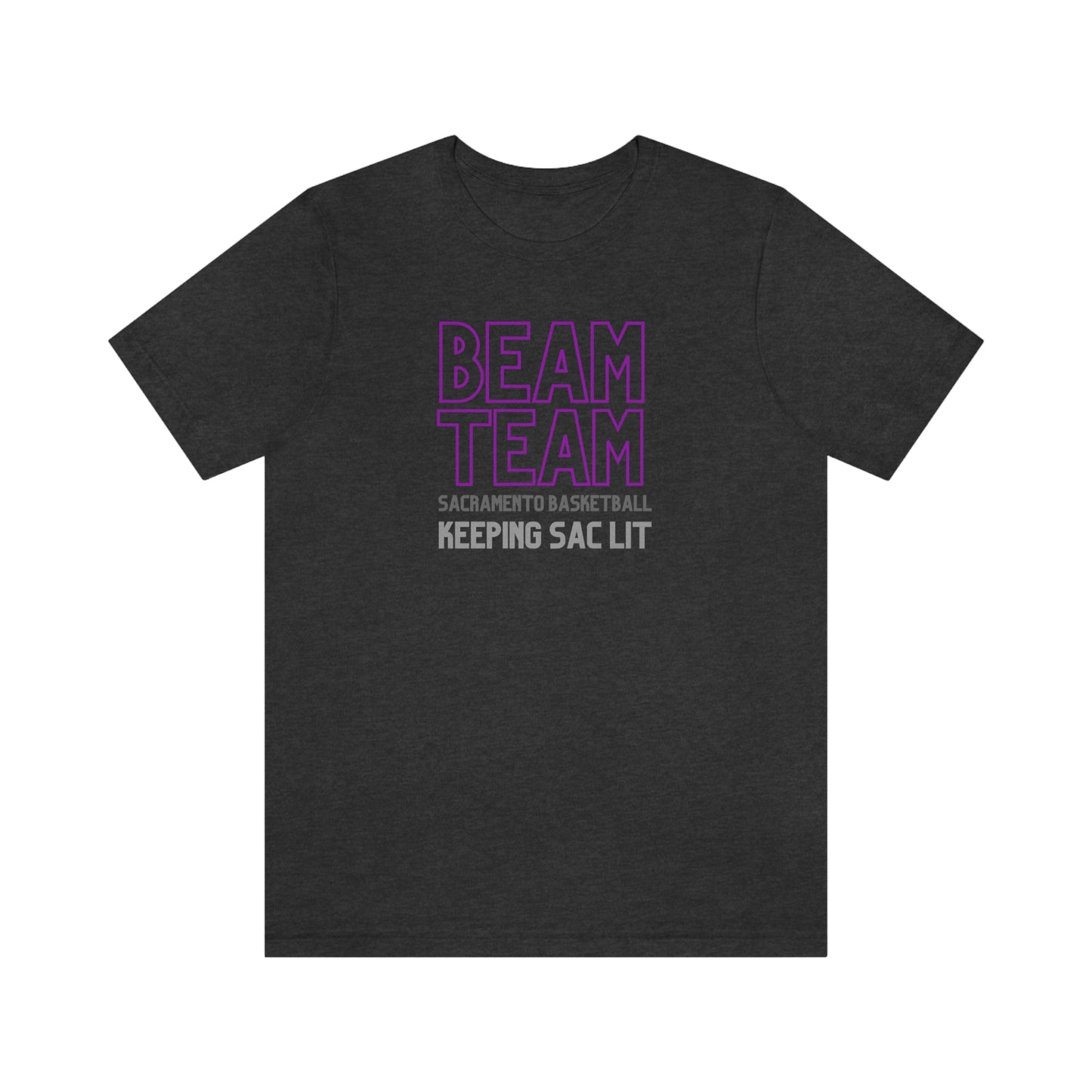 Beam Team, Light the Beam, Unisex T-Shirt, Sacramento Basketball, Kings Basketball Gift, Kings Fan Gift, Sacramento Basketball,Beam Team, Light the Beam! Celebrate another W - WIN - for your Kings Basketball team in this comfortable, cool t-shirt. Perfect to sport at the game or show off the day after another W. It's going to be an epic season for our Sacramento Basketball team - show off your Sac Beam Team pride.