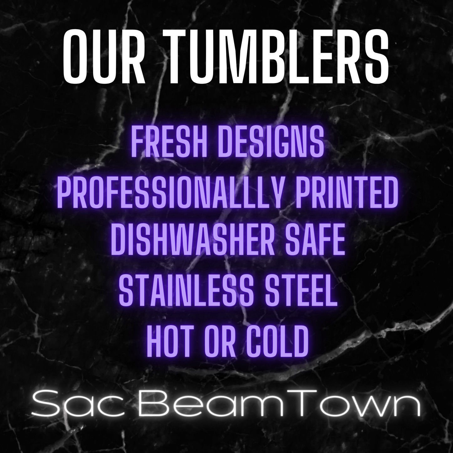 Retro Beam Town Tumbler 20oz