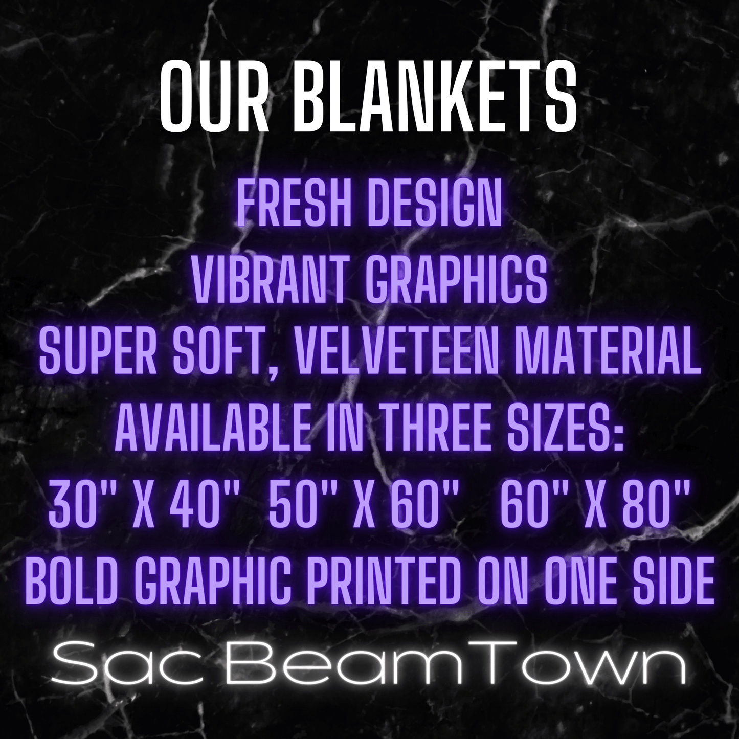 Light the Beam Velveteen Blanket