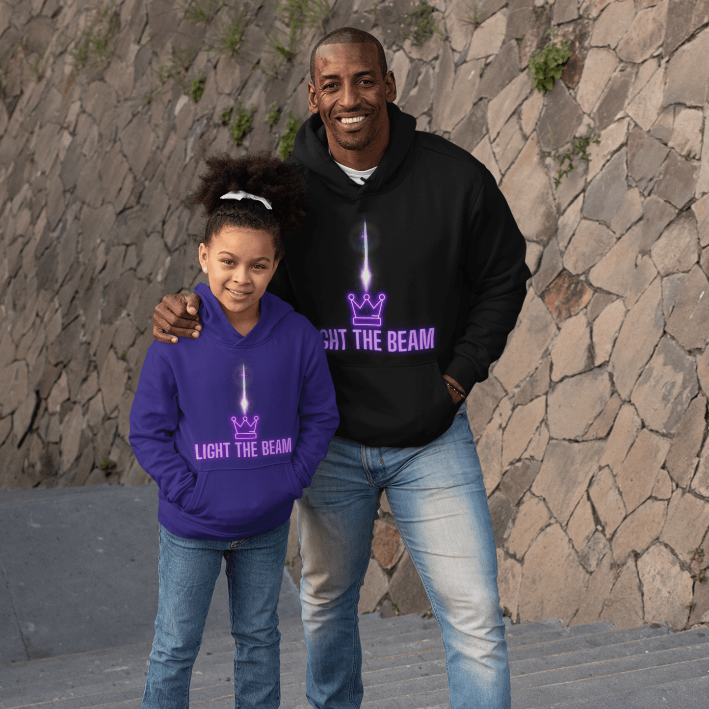 Light the Beam Youth Hoodie Sweatshirt, Sac BeamTown Basketball Gift, Sacramento Basketball Fan Gift for Kids
