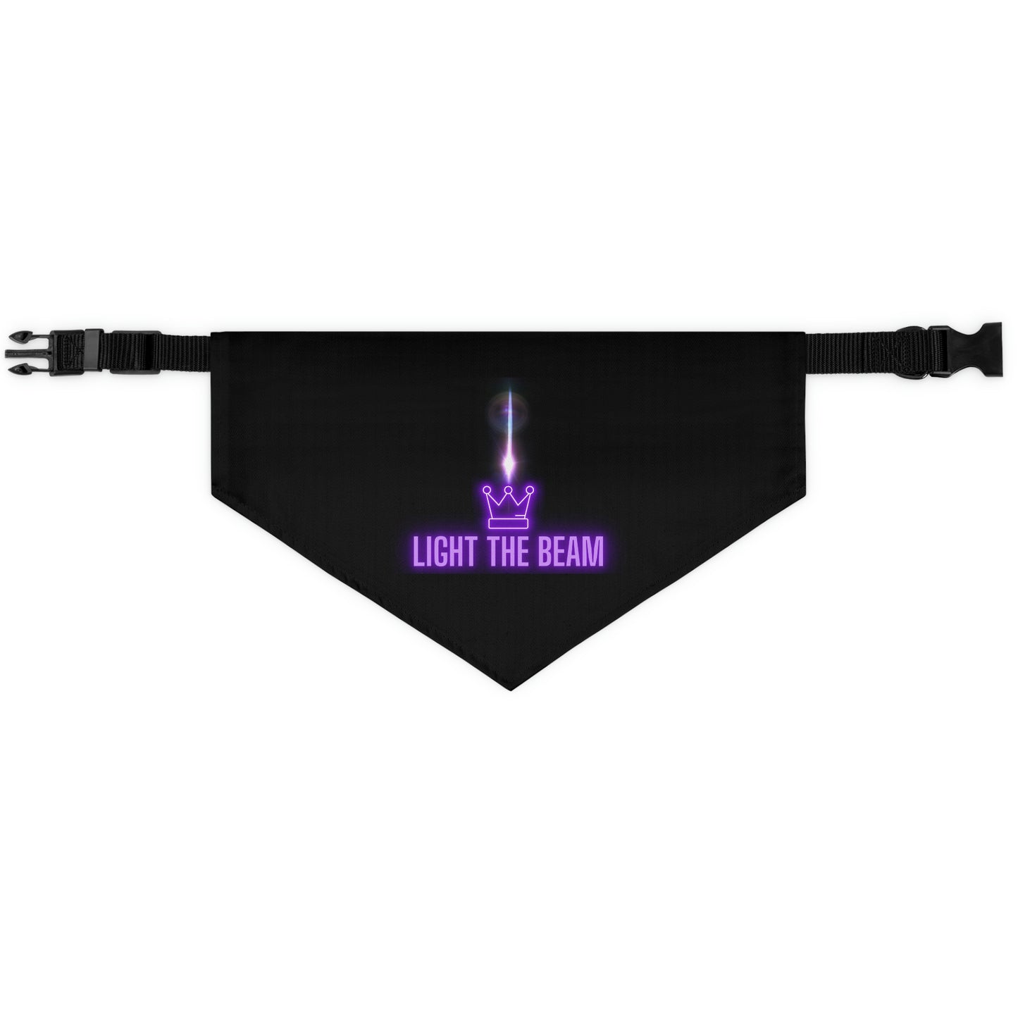 Light the Beam, Sacramento Basketball Pet Bandana Collar,Light the Beam! Celebrate another W - WIN - for your Kings Basketball team with your pet! Perfect way to show off another W on your morning walk with your Kings fan dog.