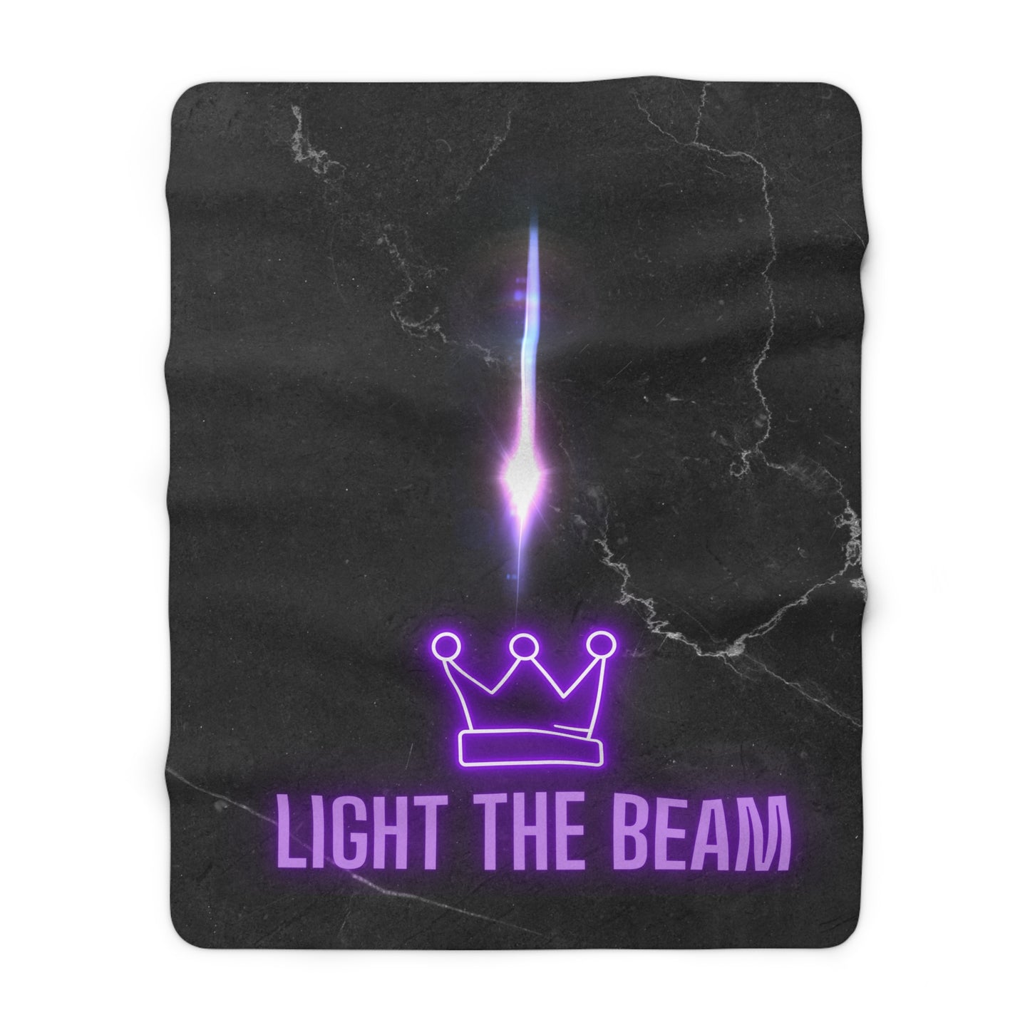 Light the Beam Sherpa Fleece Blanket, Sac Town Beam Town Basketball, Sacramento Basketball, Sac Beam Team, Gift for Sac Fan,