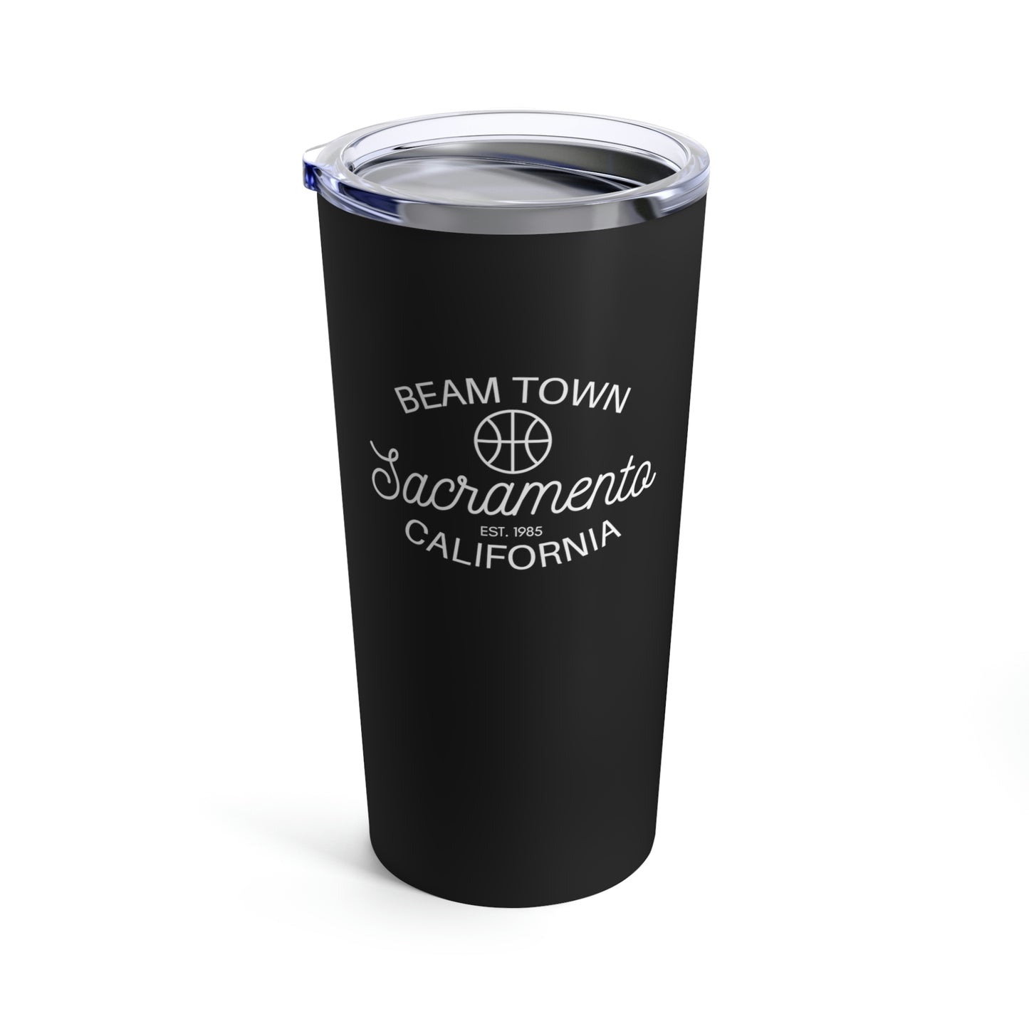 Retro Beam Town Tumbler 20oz, Kings Basketball, Sacramento Basketball, Gift for Kings Fan, Sacramento Team Fan Gift, Light the Beam