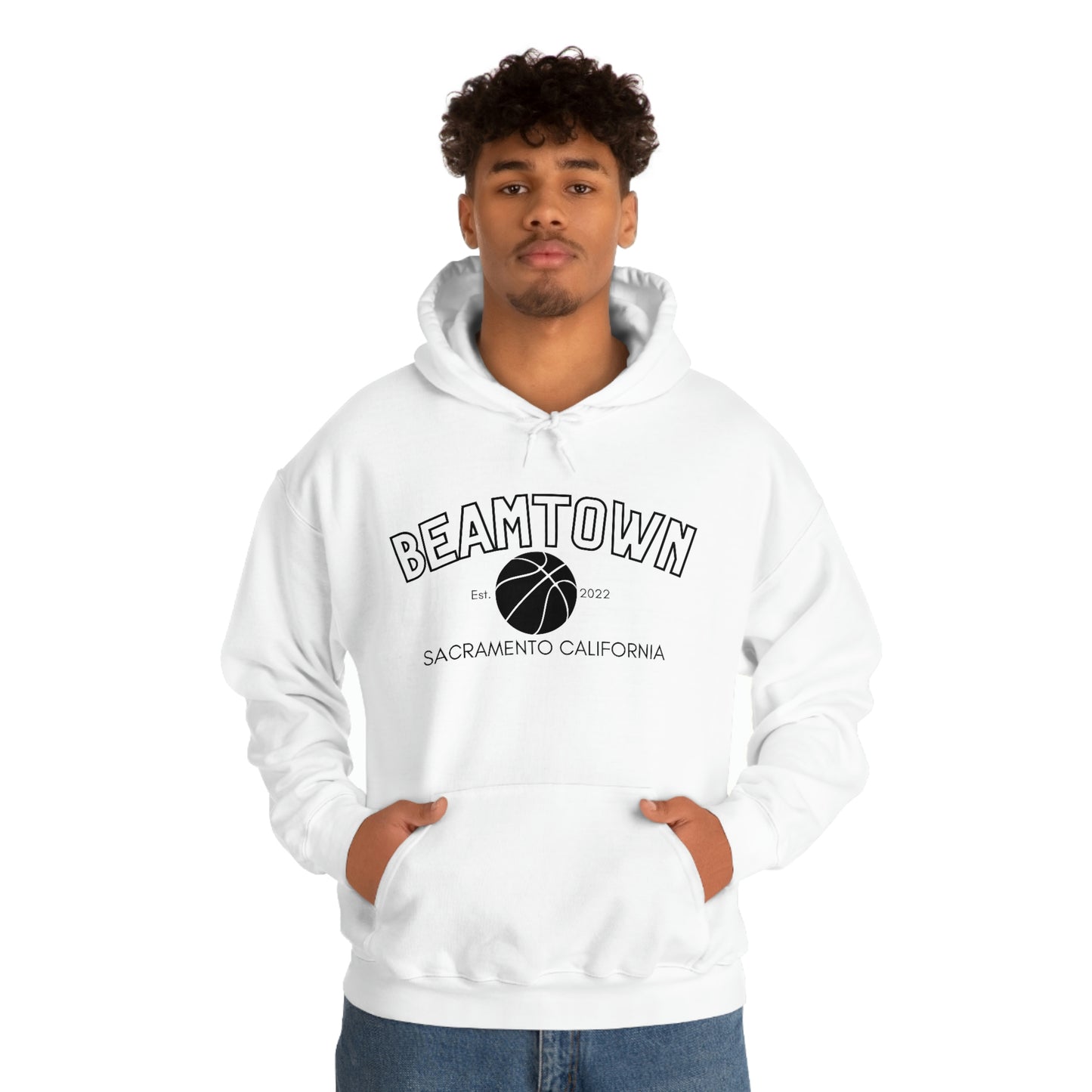 BeamTown Hoodie, Sacramento Basketball Sweatshirt, Unisex Sac Beam Town Sweater Basketball Fan Gift, Light the Beam, Sacramento California