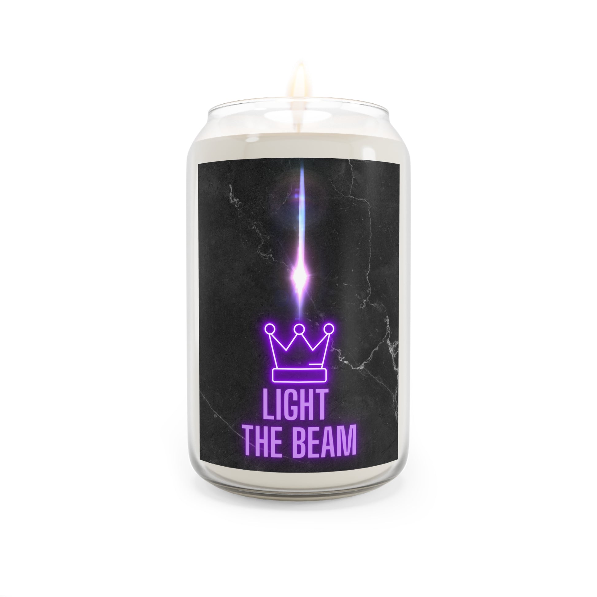 Light the Beam Sacramento Basketball Scented Glass Beer Can Candle.Light the Beam, Beam Town! Celebrate another W - WIN - for your Kings Basketball team and light the beam at home with this scented 13.75 oz candle. Use this beer can shaped glass candle holder to celebrate another Kings win and light your beam! Gift for Sac Mom, Gift for Sac Dad, Gift for Sac College Student.