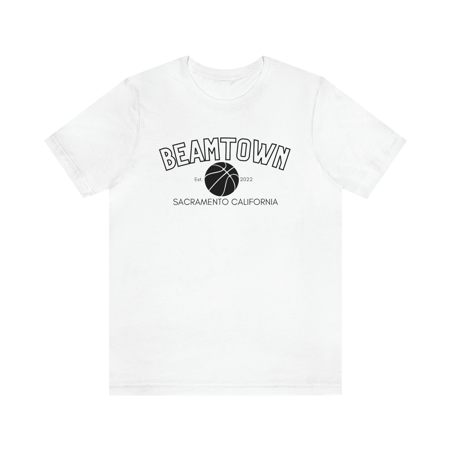 BeamTown Original T-Shirt, Sacramento Basketball Shirt, Unisex Jersey Short Sleeve Tee, Sac Basketball Fan Gift, Sacramento California