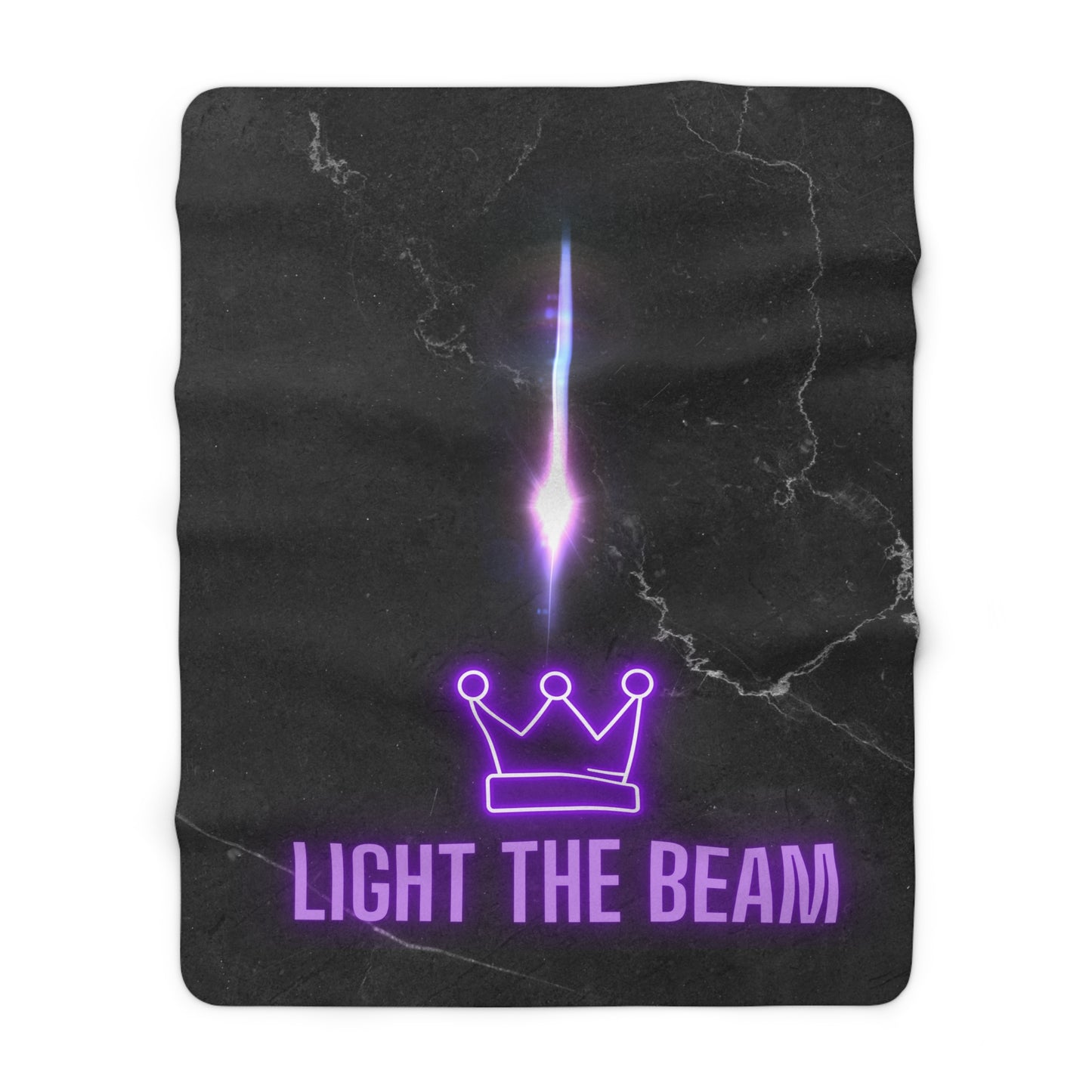 Light the Beam Sherpa Fleece Blanket, Sac Town Beam Town Basketball, Sacramento Basketball, Sac Beam Team, Gift for Sac Fan, 