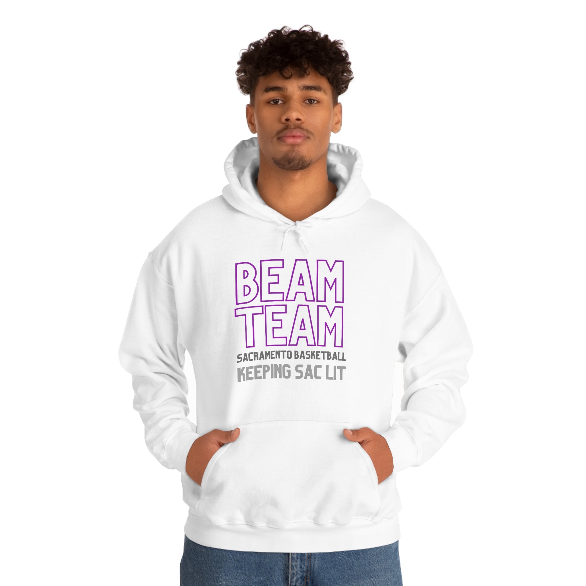Beam Team Sacramento Basketball, Unisex Hoodie, Kings Basketball Fan, Light the Beam, Sacramento Team Fan, Plus Size,Beam Team, Light the Beam! Celebrate another W - WIN - for your Kings Basketball team in this comfortable, cool hoodie. Perfect to keep you warm at the game or the day after another W. It's going to be an epic season for our Sacramento Basketball team - show off your Sac-Town pride