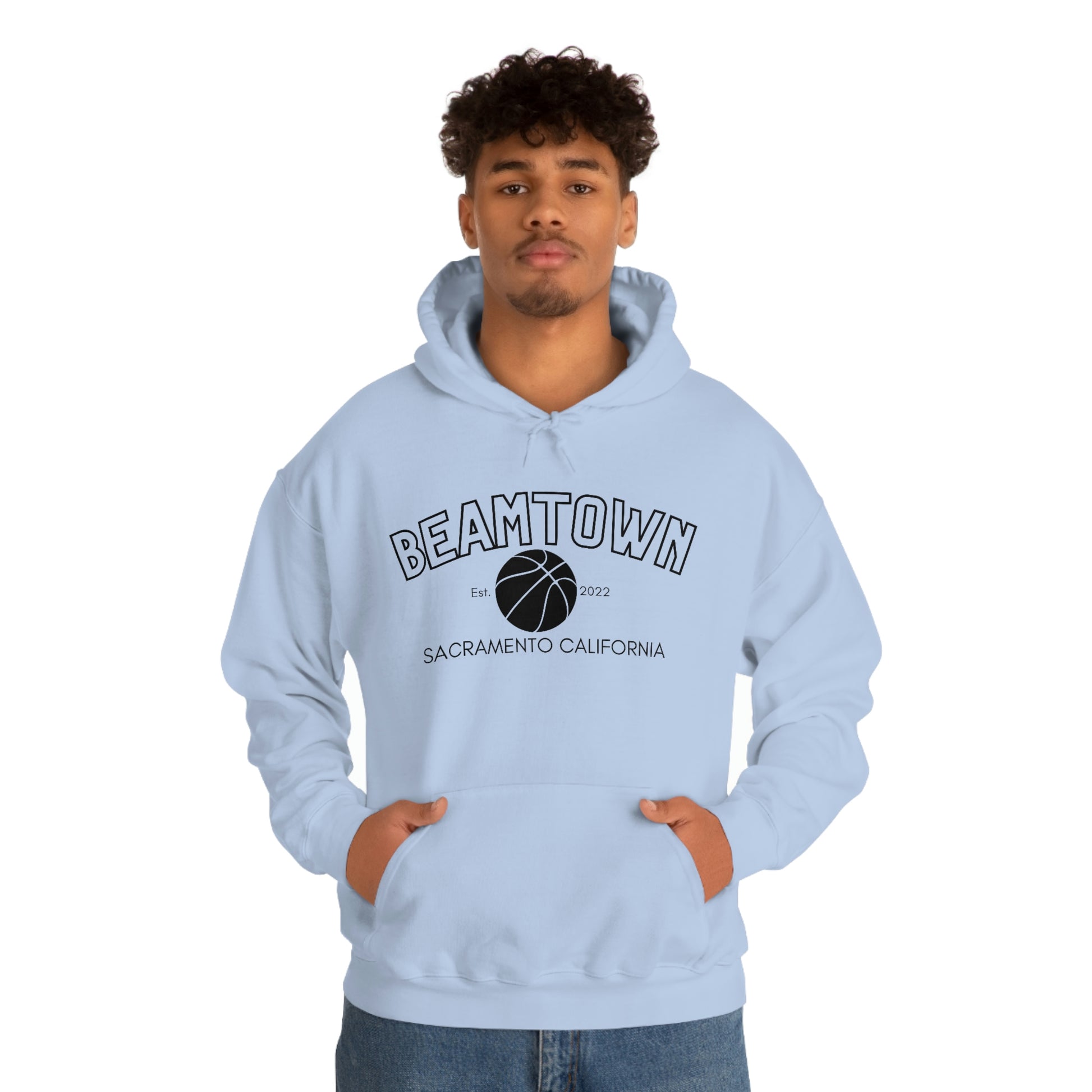 BeamTown Hoodie, Sacramento Basketball Sweatshirt, Unisex Sac Beam Town Sweater Basketball Fan Gift, Light the Beam, Sacramento California