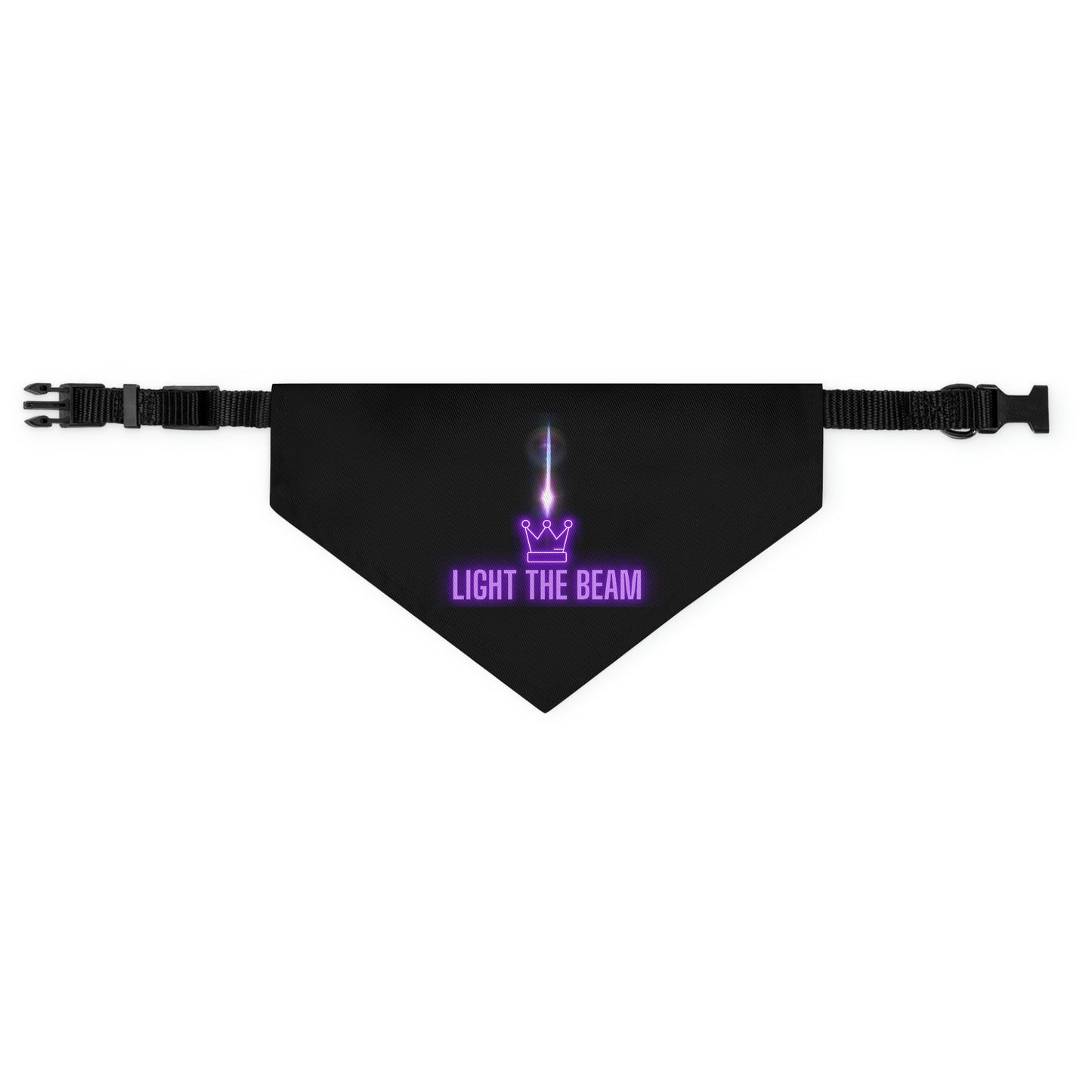 Light the Beam, Sacramento Basketball Pet Bandana Collar,Light the Beam! Celebrate another W - WIN - for your Kings Basketball team with your pet! Perfect way to show off another W on your morning walk with your Kings fan dog.